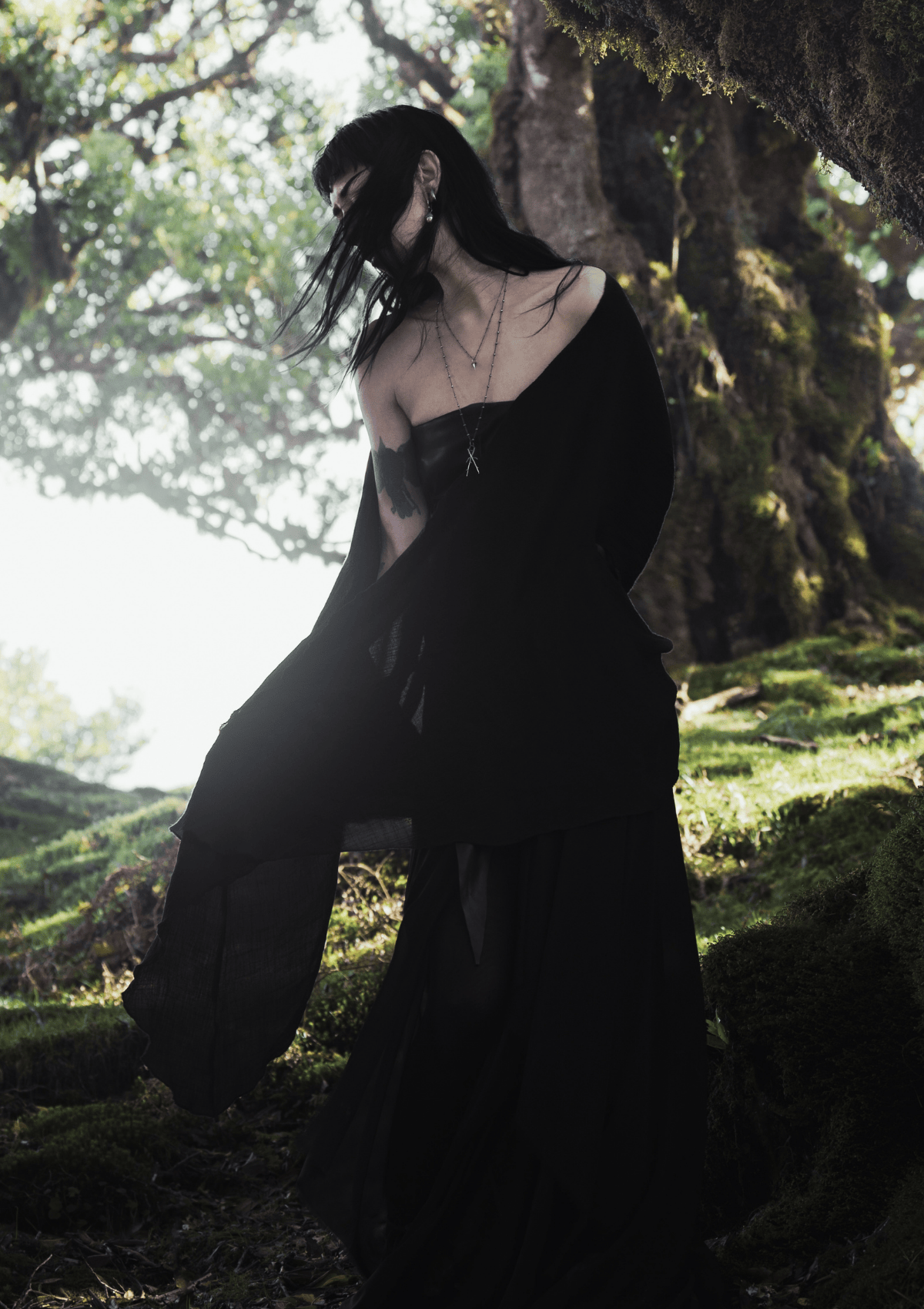 Cailleach - Blackthorn necklace in solid sterling silver