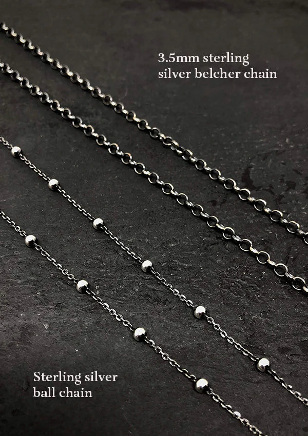 Skogsrå - Fern leaf necklace in solid sterling silver