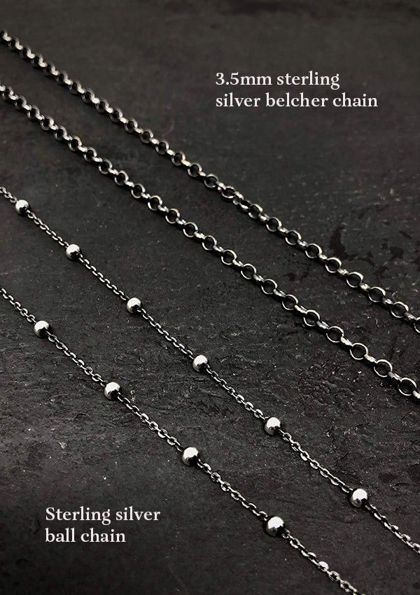 Hati - Wolf claw ecliptic pendant in solid sterling silver - Thorn & Claw Jewellery