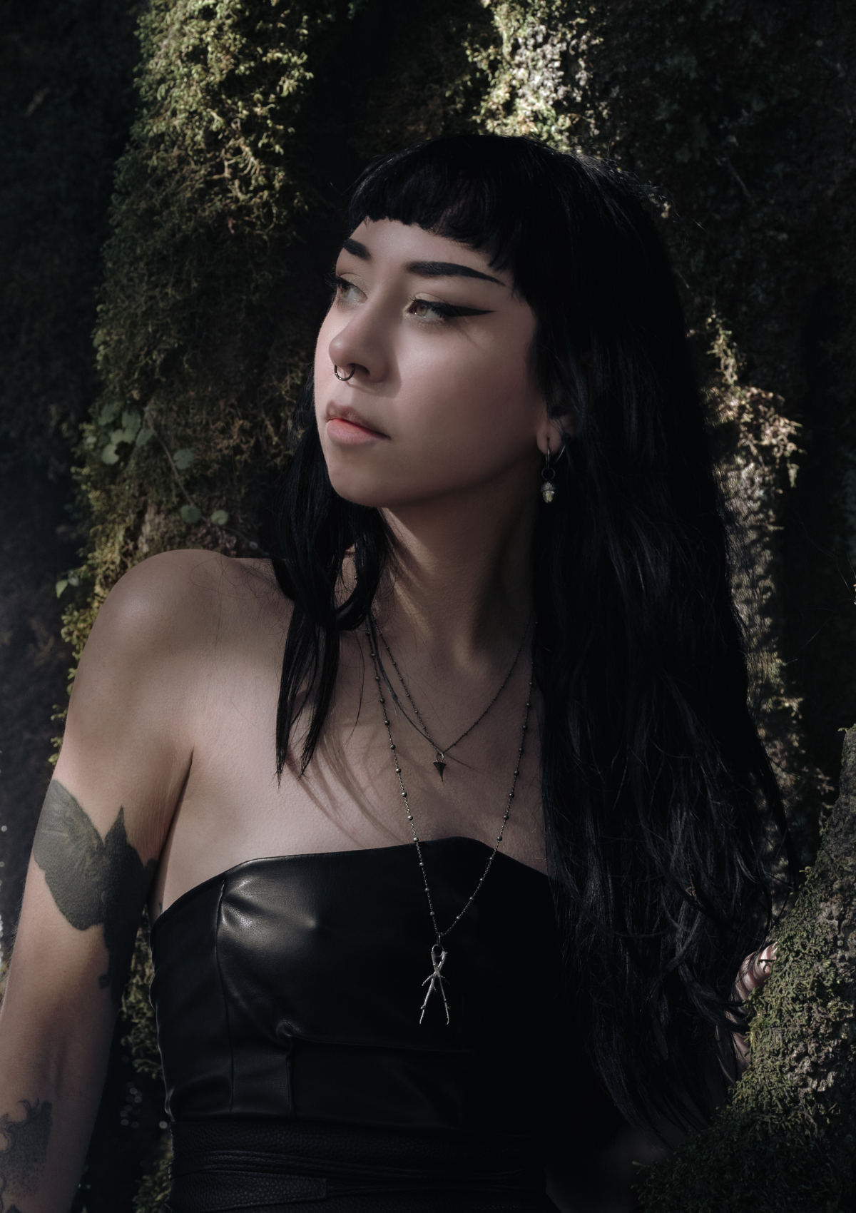 Cailleach - Blackthorn necklace in solid sterling silver