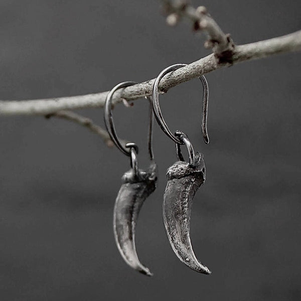 Silver fox earrings new arrivals