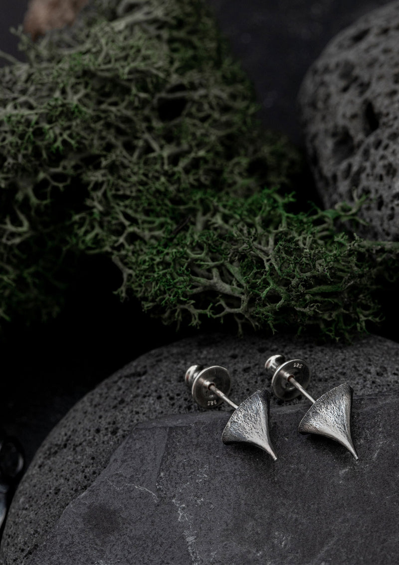 Skera - Rose thorn earrings in solid sterling silver
